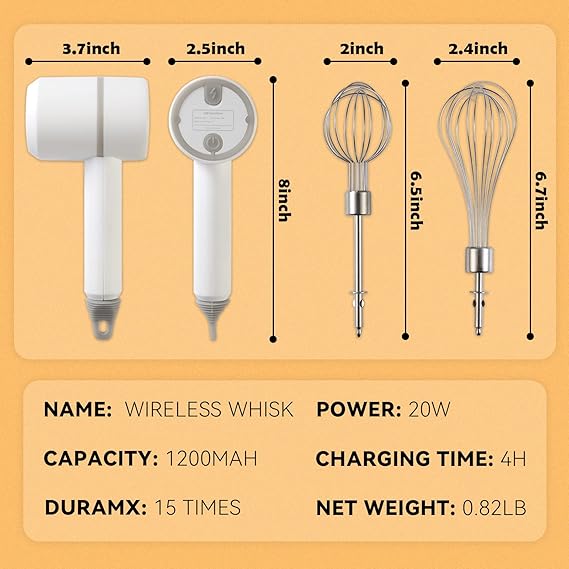 Wireless Electric Mixer