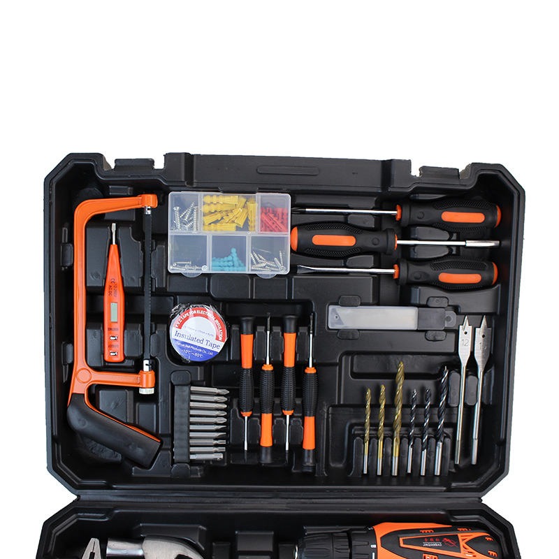 Household Tool Kit 12V Lithium-Ion Cordless Screwdriver Drill