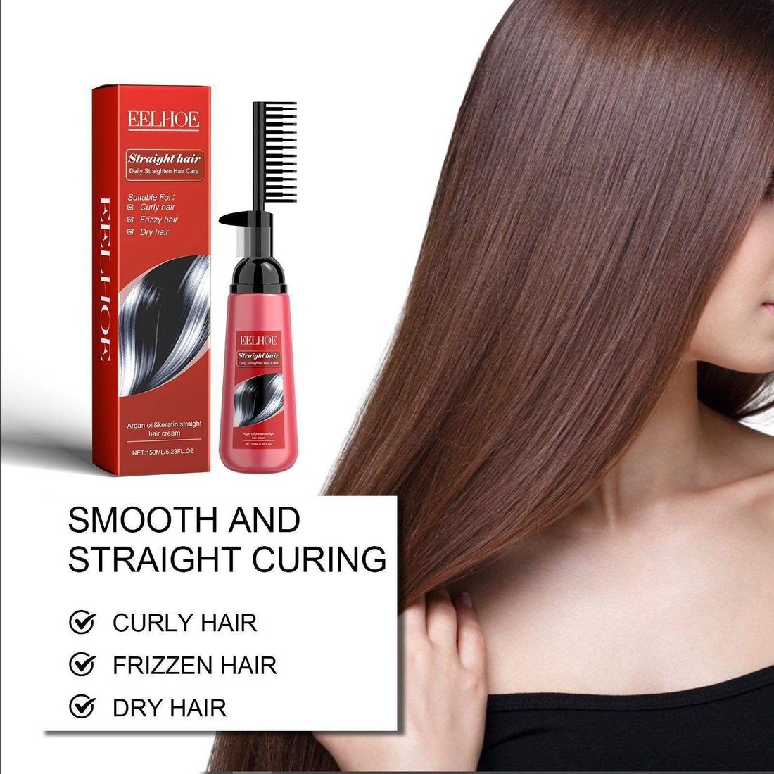 EELHOE Morocco straight hair cream deep Moisturizing