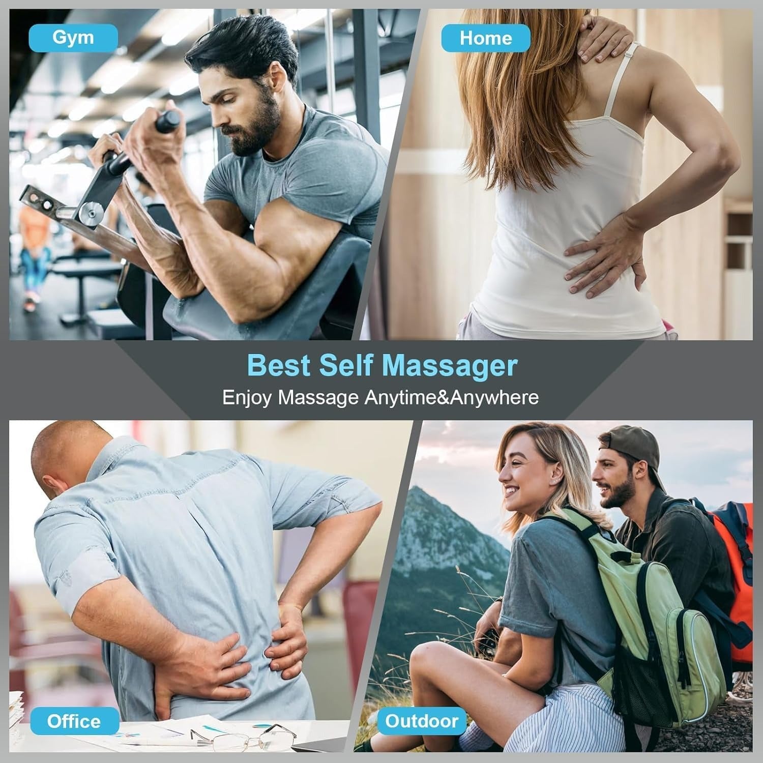 4 Heads Massager Machine for Pain Relief