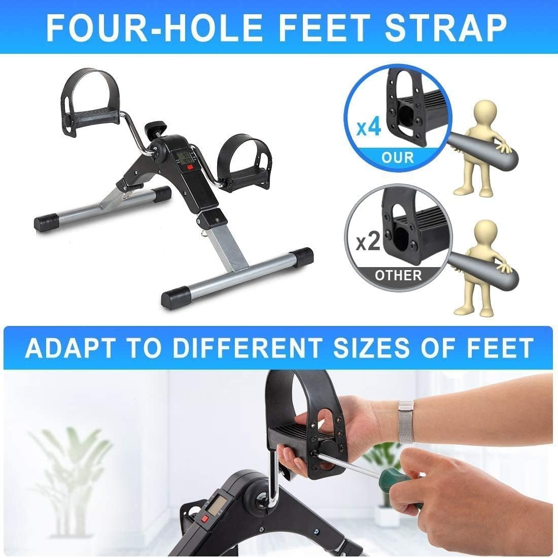 Arm and Leg Pedal Exerciser