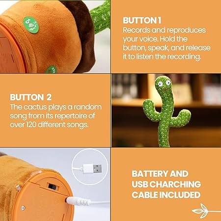 Dancing Cactus Toy