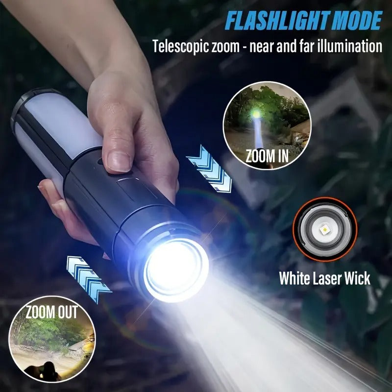 Multi-Functional Camping Telescopic Light