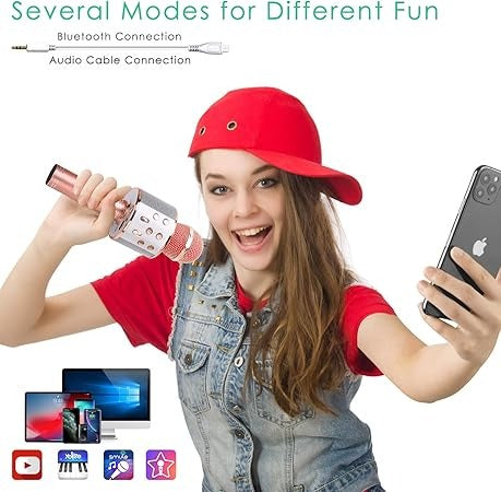 5-in-1 Portable Handheld Karaoke Mic