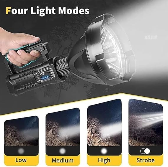 Waterproof Rechargeable Led Flashlights (W5120)