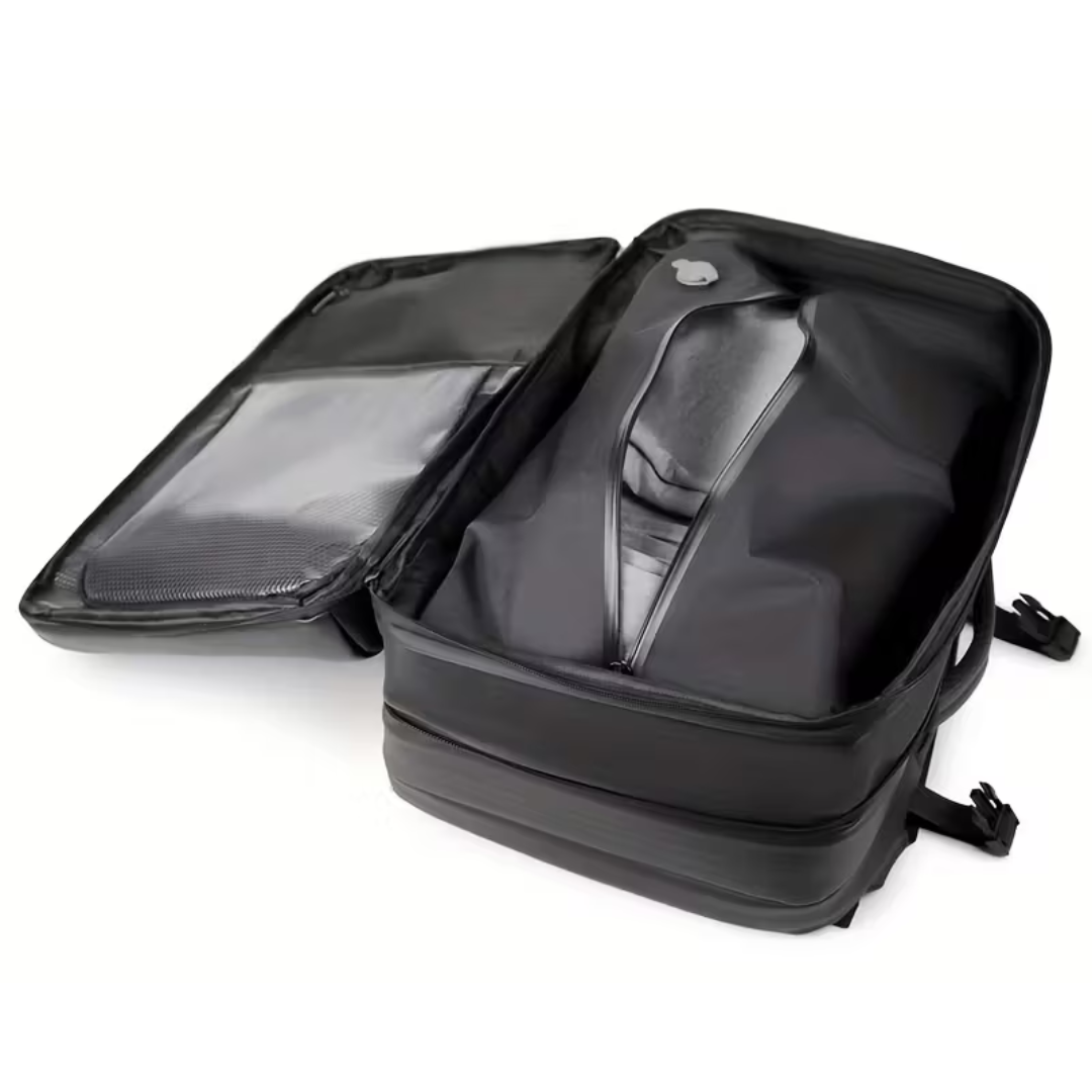 Traveling Bag Vacuum Compression With Air Pump Device 17-Inch Backpack, Waterproof Oxford Fabric