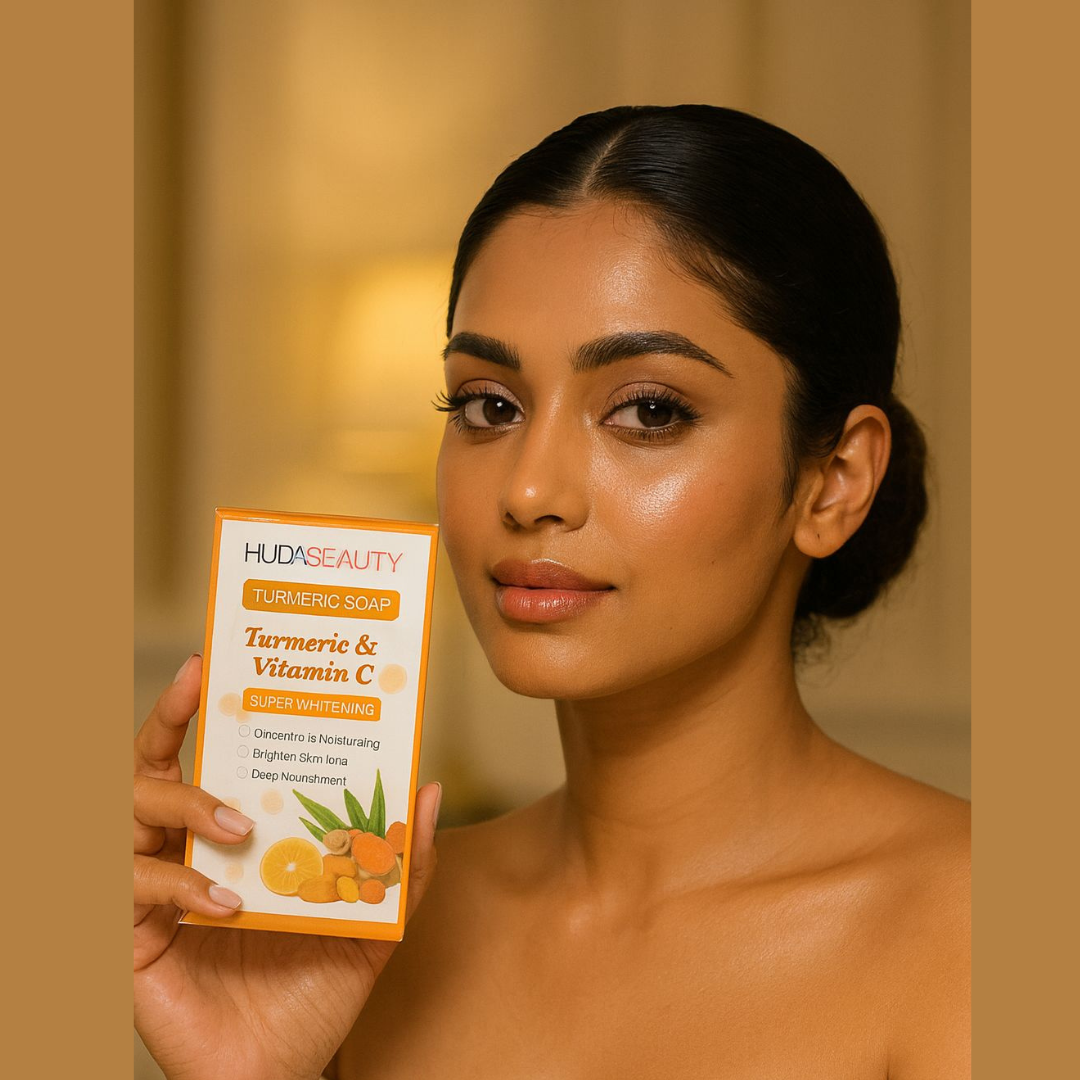 Huda Beauty Turmeric Vitamin C Soap