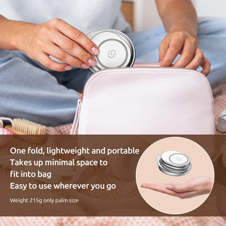 3 In 1 Zinc Alloy Magnetic Folding Wireless Charger